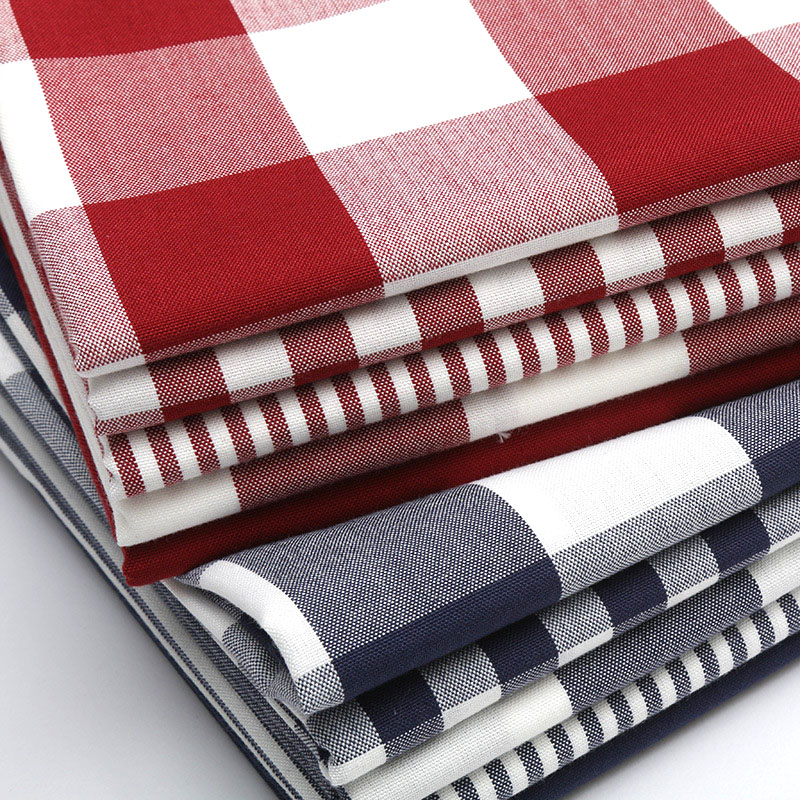Linen Table Runner - Dayanıklı İpliği Boyalı Ekose Pamuklu Keten