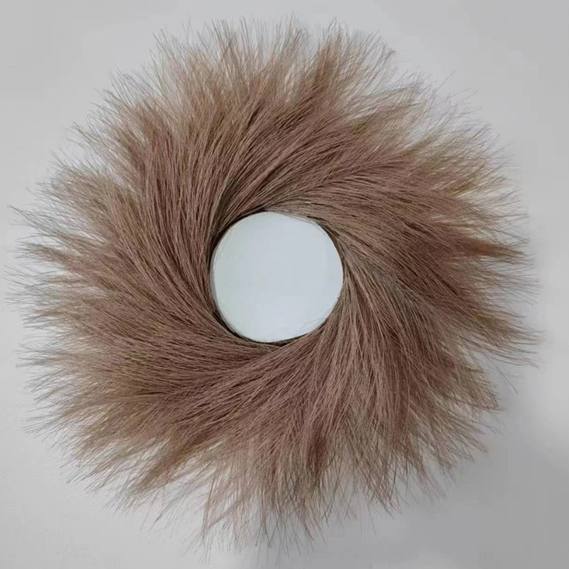 Pampas Grass Decor - Yapay kamış çelenk kapı asılı Pampa