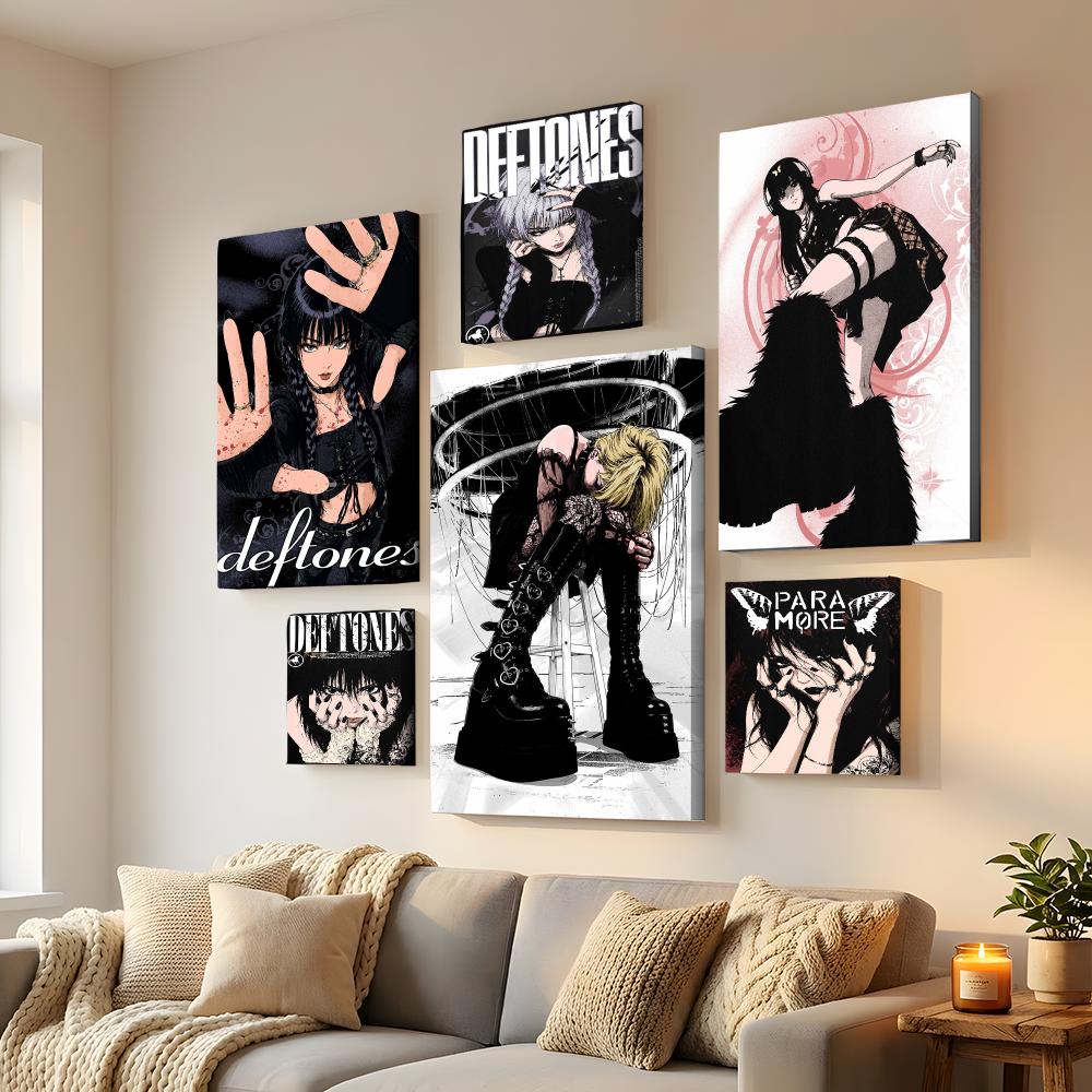 Y2K Gotik Anime Rock Kızı Çerç - Home Decor Y2K incelemesi ve fiyatı