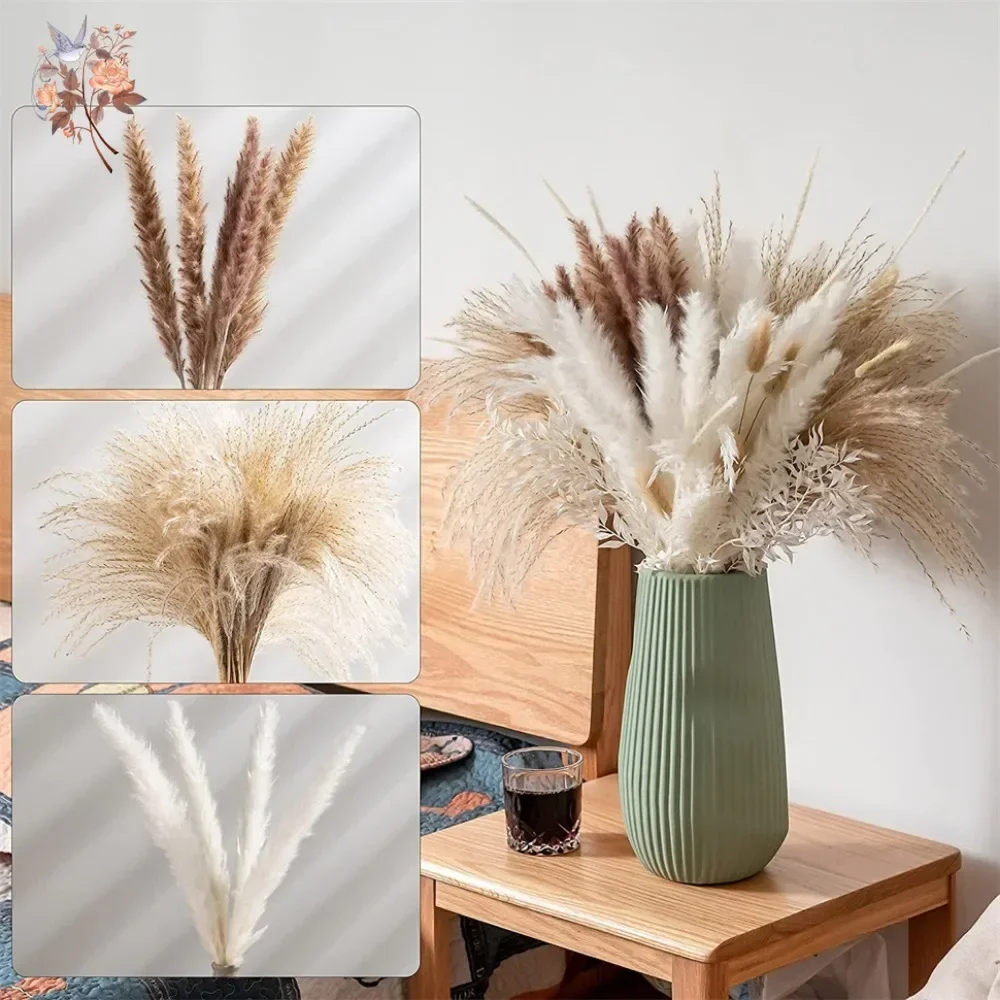 88 adet Doğal Kabarık Kurutulm - Pampas Grass Decor incelemesi ve fiyatı