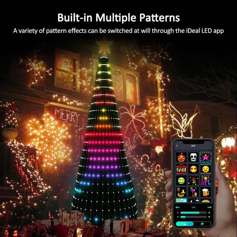 Noel Yıldızı Ağaç Işıkları RGB - Home Decor Free App incelemesi ve fiyatı