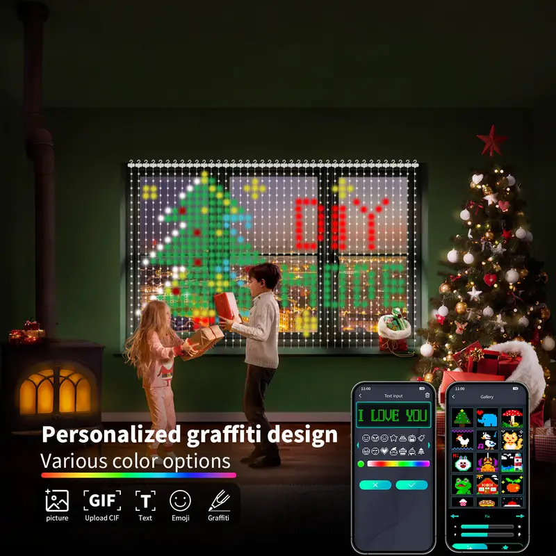 2*2M/3*3M 400 LED'li Akıllı Pe - Home Decor Free App incelemesi ve fiyatı