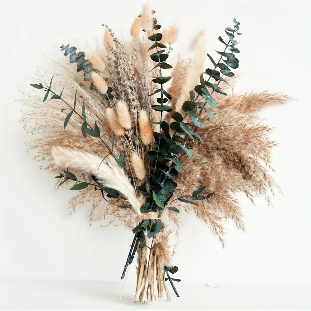 80 Adet Doğal Kurutulmuş Çiçek - Pampas Grass Decor incelemesi ve fiyatı