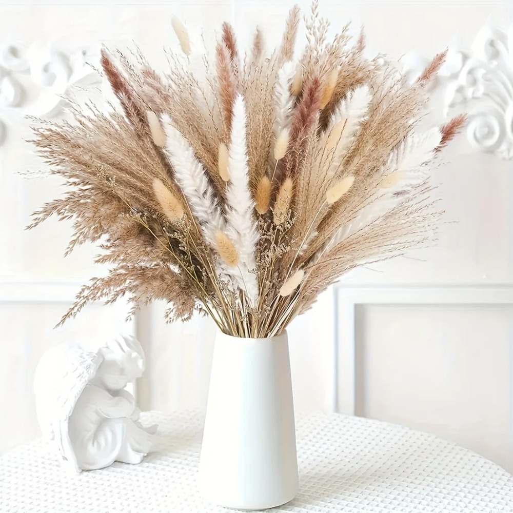 80 Adet Doğal Kurutulmuş Çiçek - Pampas Grass Decor incelemesi ve fiyatı