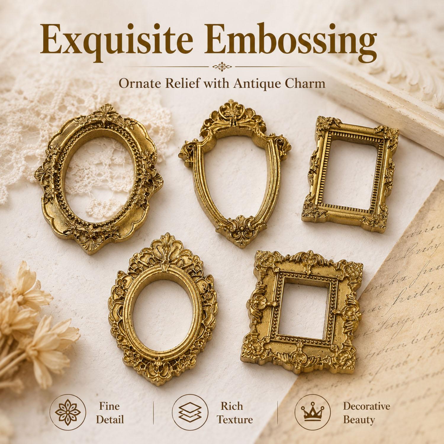 5/20 adet Vintage Altın Mini K - Bamboo Photo Frame incelemesi ve fiyatı