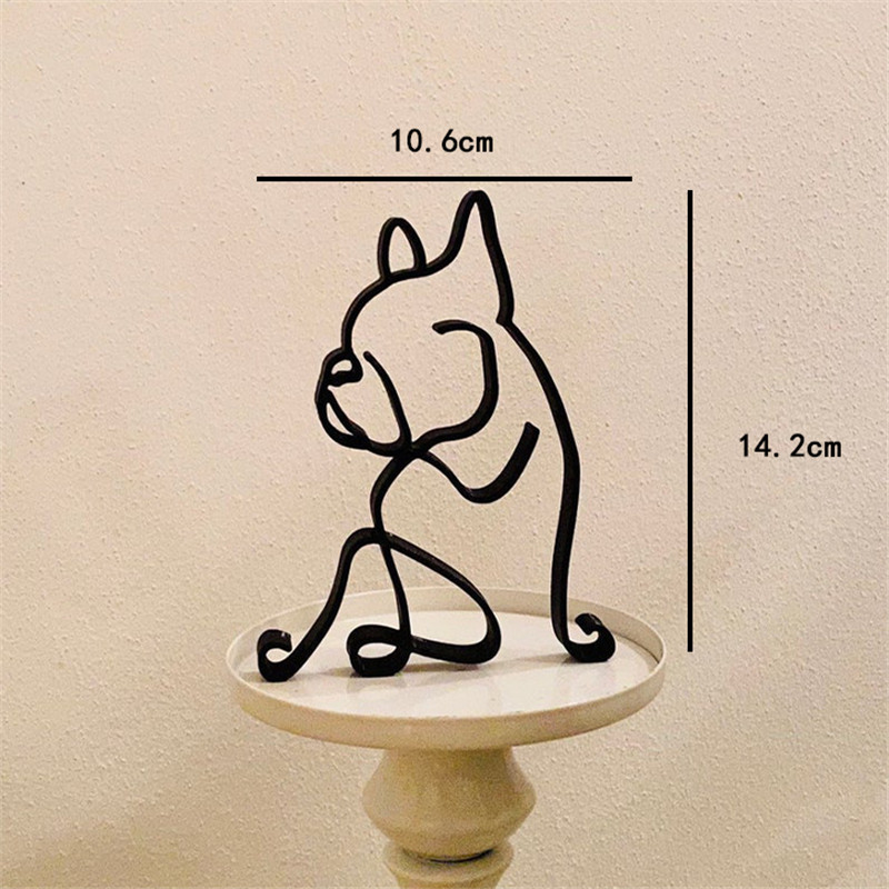 Köpek Sanat Heykel Metal Köpek - Home Decor Y2K incelemesi ve fiyatı