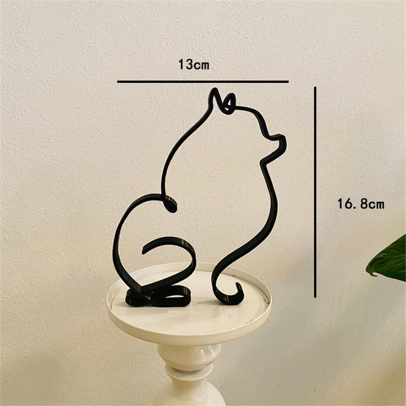 Köpek Sanat Heykel Metal Köpek - Home Decor Y2K incelemesi ve fiyatı