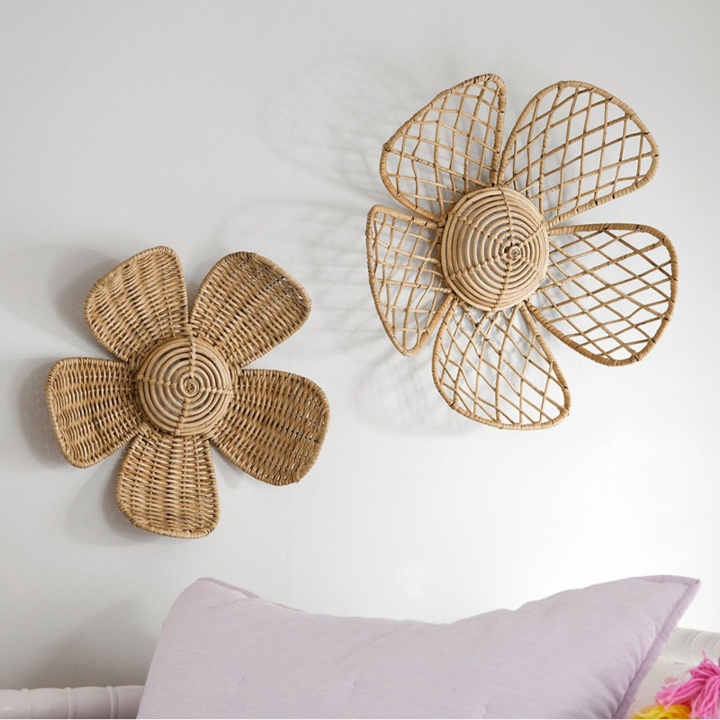 INS Nordic dokuma Rattan çiçek - Home Decor Za incelemesi ve fiyatı