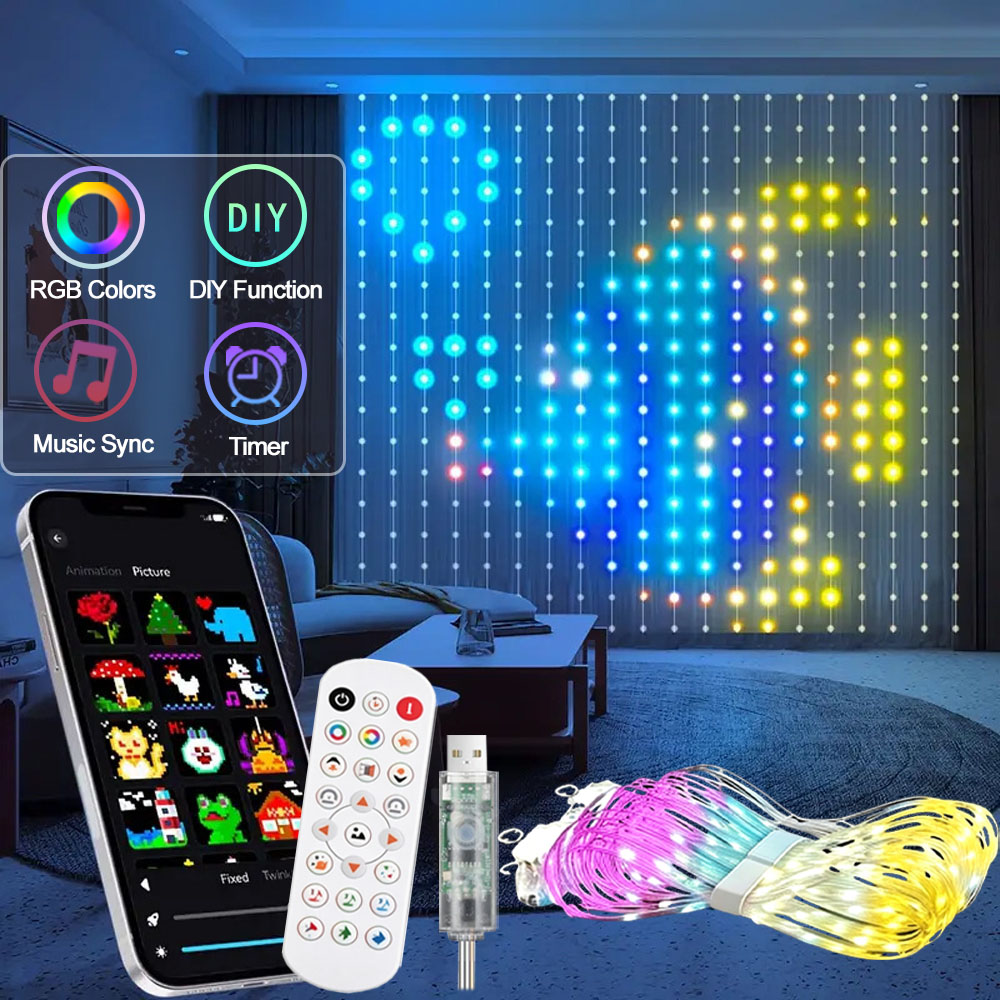 Akıllı LED Perde Işığı APP Kon - Home Decor Free App incelemesi ve fiyatı