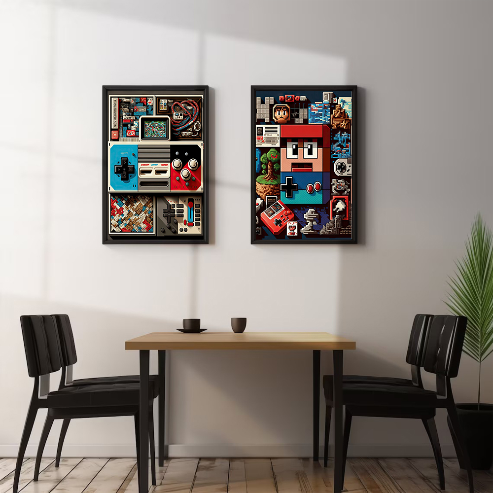 Piksel oyun oyunu Boy Poster t - Home Decor Za incelemesi ve fiyatı