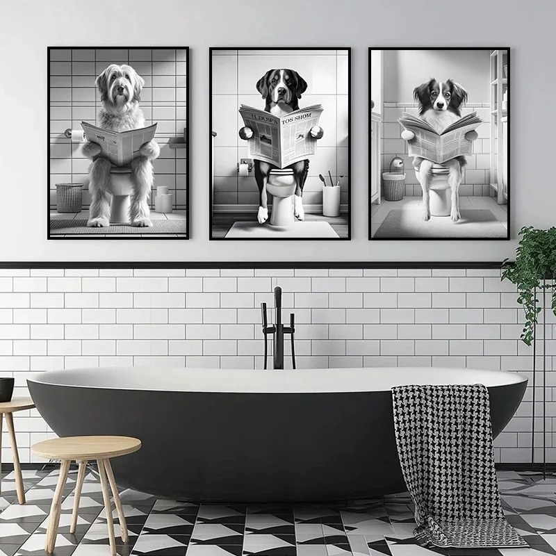 (1 adet çerçevesiz) komik hayv - Home Decor Magazine incelemesi ve fiyatı